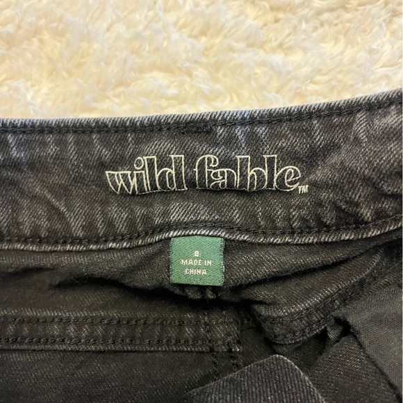 Wild Fable Distressed Mini Jean Skirt - Picture 4 of 6